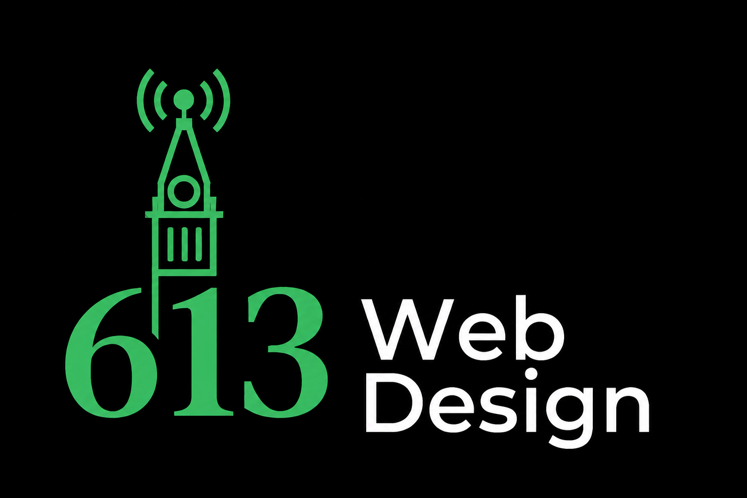 613 web design logo
