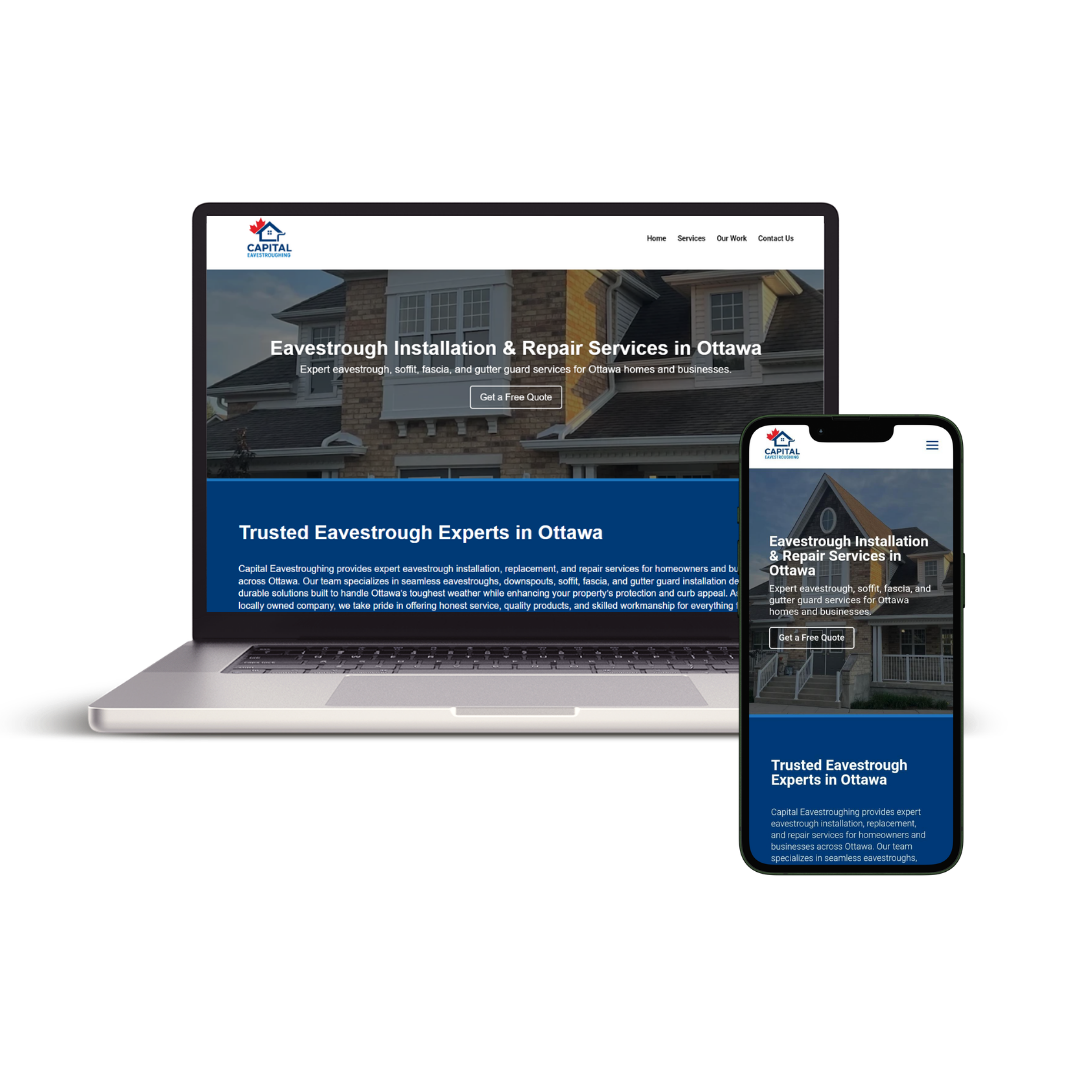 Custom web design services Ottawa